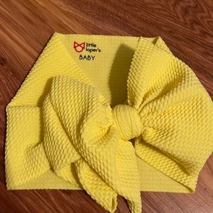 Little Lopers Yellow “Baby” Head Wrap